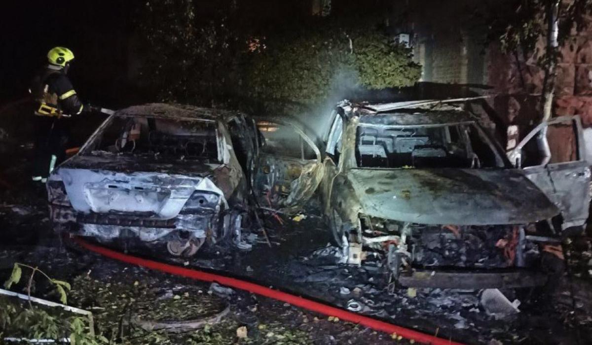 У ДСНС показали наслідки атаки на Київ: є влучання по одному з вишів (фото)