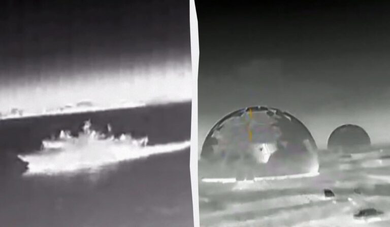 У Криму дрони ГУР вразили ворожі РЛС та десантний катер (відео)