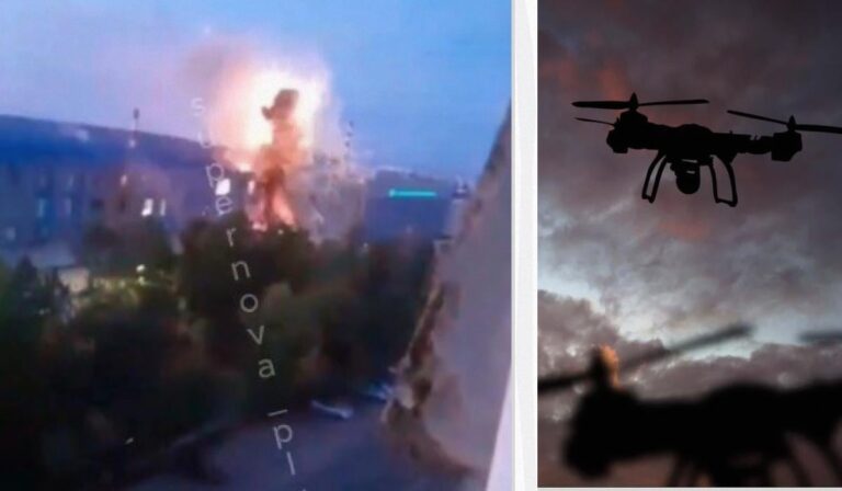 Дрони атакували завод з виробництва компонентів для російських ракет (відео)